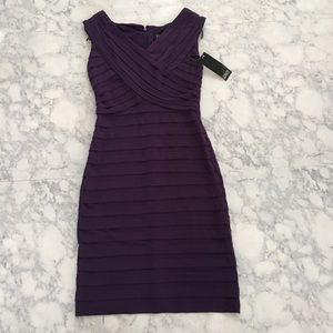 Adrianna Papell pleated shift dress